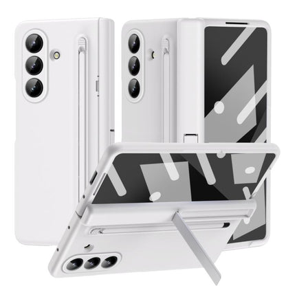 Long Chi Grain Leather Shockproof Phone Case, No Pen, For Galaxy Z Fold8 5G, For Galaxy Z Fold8 Ultra 5G, For Galaxy Z Fold7 5G, For Galaxy Z Fold6 5G, For Galaxy Z Fold5 5G