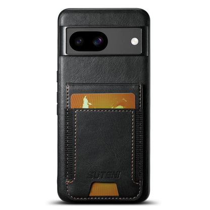 Suteni H03 Oil Wax Leather Wallet Stand Back Phone Case, For Google Pixel 11 Pro XL, For Google Pixel 11, For Google Pixel 11 Pro, For Google Pixel 10 Pro XL, For Google Pixel 10 Pro, For Google Pixel 10, For Google Pixel 9 Pro XL, For Google Pixel 9 P...