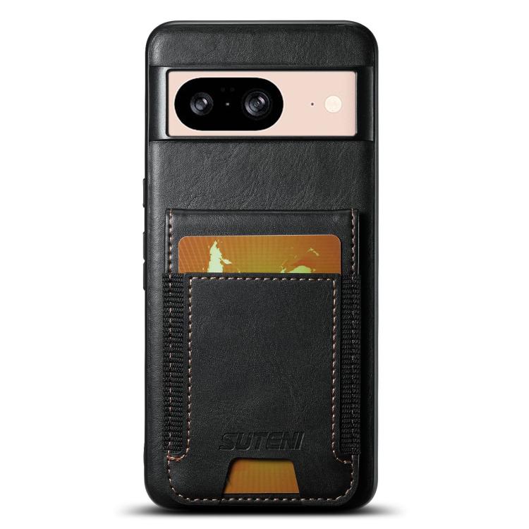 Suteni H03 Oil Wax Leather Wallet Stand Back Phone Case, For Google Pixel 11 Pro XL, For Google Pixel 11, For Google Pixel 11 Pro, For Google Pixel 10 Pro XL, For Google Pixel 10 Pro, For Google Pixel 10, For Google Pixel 9 Pro XL, For Google Pixel 9 P...