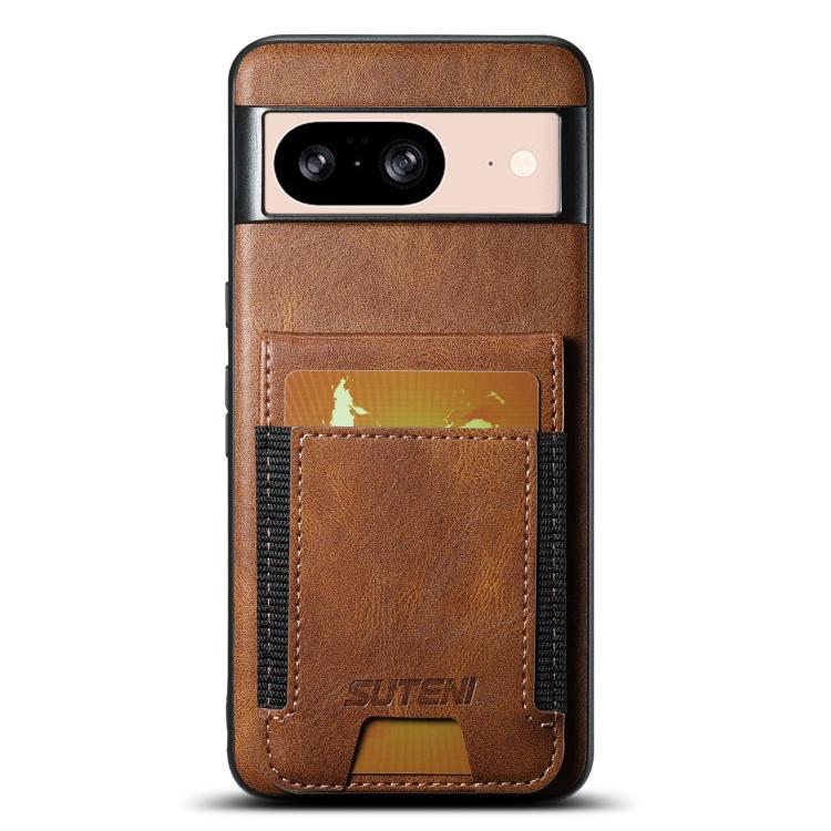 Suteni H03 Oil Wax Leather Wallet Stand Back Phone Case, For Google Pixel 11 Pro XL, For Google Pixel 11, For Google Pixel 11 Pro, For Google Pixel 10 Pro XL, For Google Pixel 10 Pro, For Google Pixel 10, For Google Pixel 9 Pro XL, For Google Pixel 9 P...
