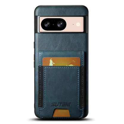 Suteni H03 Oil Wax Leather Wallet Stand Back Phone Case, For Google Pixel 11 Pro XL, For Google Pixel 11, For Google Pixel 11 Pro, For Google Pixel 10 Pro XL, For Google Pixel 10 Pro, For Google Pixel 10, For Google Pixel 9 Pro XL, For Google Pixel 9 P...
