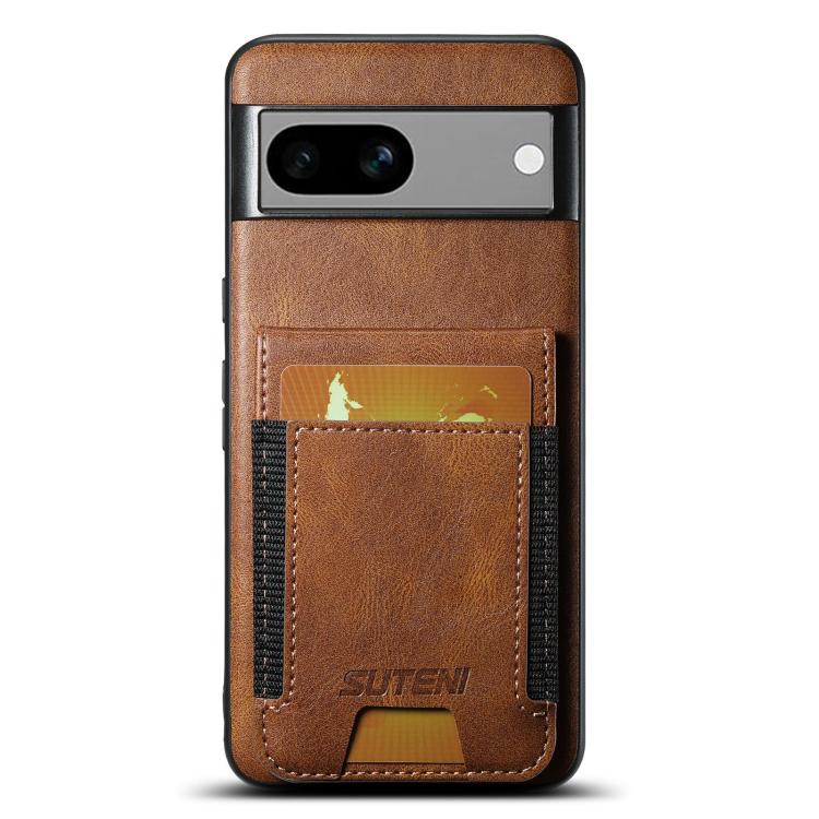 Suteni H03 Oil Wax Leather Wallet Stand Back Phone Case, For Google Pixel 11 Pro XL, For Google Pixel 11, For Google Pixel 11 Pro, For Google Pixel 10 Pro XL, For Google Pixel 10 Pro, For Google Pixel 10, For Google Pixel 9 Pro XL, For Google Pixel 9 P...