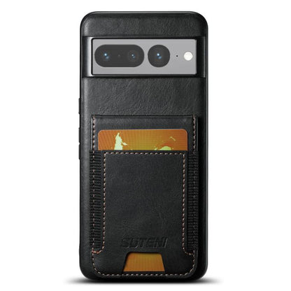 Suteni H03 Oil Wax Leather Wallet Stand Back Phone Case, For Google Pixel 11 Pro XL, For Google Pixel 11, For Google Pixel 11 Pro, For Google Pixel 10 Pro XL, For Google Pixel 10 Pro, For Google Pixel 10, For Google Pixel 9 Pro XL, For Google Pixel 9 P...