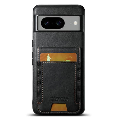 Suteni H03 Oil Wax Leather Wallet Stand Back Phone Case, For Google Pixel 11 Pro XL, For Google Pixel 11, For Google Pixel 11 Pro, For Google Pixel 10 Pro XL, For Google Pixel 10 Pro, For Google Pixel 10, For Google Pixel 9 Pro XL, For Google Pixel 9 P...