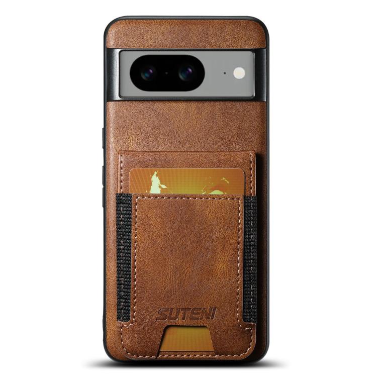 Suteni H03 Oil Wax Leather Wallet Stand Back Phone Case, For Google Pixel 11 Pro XL, For Google Pixel 11, For Google Pixel 11 Pro, For Google Pixel 10 Pro XL, For Google Pixel 10 Pro, For Google Pixel 10, For Google Pixel 9 Pro XL, For Google Pixel 9 P...