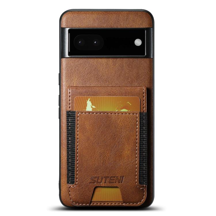 Suteni H03 Oil Wax Leather Wallet Stand Back Phone Case, For Google Pixel 11 Pro XL, For Google Pixel 11, For Google Pixel 11 Pro, For Google Pixel 10 Pro XL, For Google Pixel 10 Pro, For Google Pixel 10, For Google Pixel 9 Pro XL, For Google Pixel 9 P...