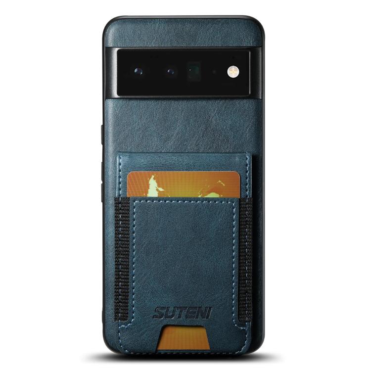 Suteni H03 Oil Wax Leather Wallet Stand Back Phone Case, For Google Pixel 11 Pro XL, For Google Pixel 11, For Google Pixel 11 Pro, For Google Pixel 10 Pro XL, For Google Pixel 10 Pro, For Google Pixel 10, For Google Pixel 9 Pro XL, For Google Pixel 9 P...