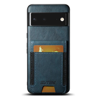 Suteni H03 Oil Wax Leather Wallet Stand Back Phone Case, For Google Pixel 11 Pro XL, For Google Pixel 11, For Google Pixel 11 Pro, For Google Pixel 10 Pro XL, For Google Pixel 10 Pro, For Google Pixel 10, For Google Pixel 9 Pro XL, For Google Pixel 9 P...