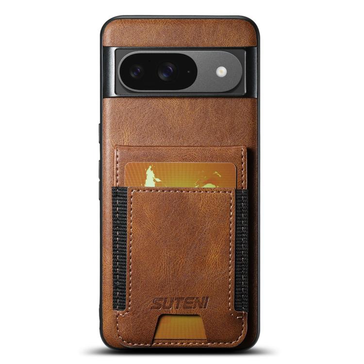 Suteni H03 Oil Wax Leather Wallet Stand Back Phone Case, For Google Pixel 11 Pro XL, For Google Pixel 11, For Google Pixel 11 Pro, For Google Pixel 10 Pro XL, For Google Pixel 10 Pro, For Google Pixel 10, For Google Pixel 9 Pro XL, For Google Pixel 9 P...