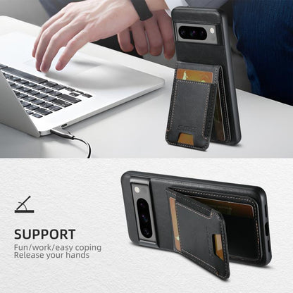 Suteni H03 Oil Wax Leather Wallet Stand Back Phone Case, For Google Pixel 11 Pro XL, For Google Pixel 11, For Google Pixel 11 Pro, For Google Pixel 10 Pro XL, For Google Pixel 10 Pro, For Google Pixel 10, For Google Pixel 9 Pro XL, For Google Pixel 9 P...