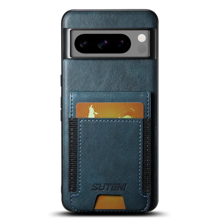 Suteni H03 Oil Wax Leather Wallet Stand Back Phone Case, For Google Pixel 11 Pro XL, For Google Pixel 11, For Google Pixel 11 Pro, For Google Pixel 10 Pro XL, For Google Pixel 10 Pro, For Google Pixel 10, For Google Pixel 9 Pro XL, For Google Pixel 9 P...