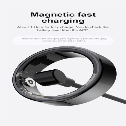 R02 SIZE 9 Smart Ring, Support Heart Rate / Blood Oxygen / Sleep Monitoring / Multiple Sports Modes