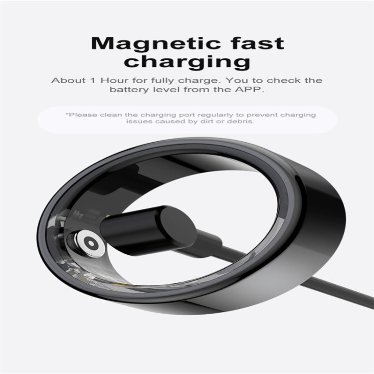 R02 SIZE 10 Smart Ring, Support Heart Rate / Blood Oxygen / Sleep Monitoring / Multiple Sports Modes