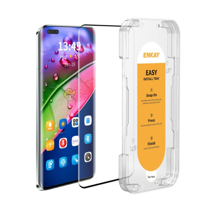 ENKAY Easy Install Hot Bending Side Glue Tempered Glass Film, For Huawei Pura 70 Pro / 70 Pro+ / 70 Ultra, For Huawei nova 12 Pro / nova 12 Ultra, For Huawei Nova 10 Pro / 11 Pro / 11 Ultra, For Huawei P60 / P60 Pro / P60 Art, For Huawei Nova 10       ...
