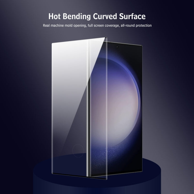 ENKAY Easy Install Hot Bending Side Glue Tempered Glass Film, For Samsung Galaxy S23 Ultra 5G, For Samsung Galaxy S22 Ultra 5G