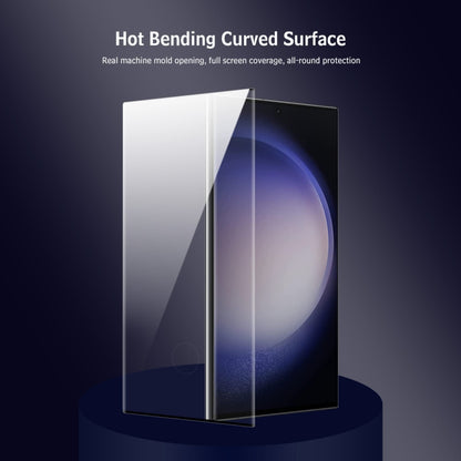 ENKAY Easy Install Hot Bending Side Glue Tempered Glass Film, For Samsung Galaxy S23 Ultra 5G, For Samsung Galaxy S22 Ultra 5G