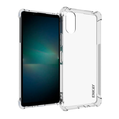 ENKAY Hat-Prince Transparent TPU Shockproof Phone Case, For Sony Xperia 10 VII, For Sony Xperia 1 VII, For Sony Xperia 10 VI, For Sony Xperia 1 VI