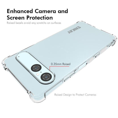 ENKAY Hat-Prince Transparent TPU Shockproof Phone Case, For Sony Xperia 10 VII, For Sony Xperia 1 VII, For Sony Xperia 10 VI, For Sony Xperia 1 VI