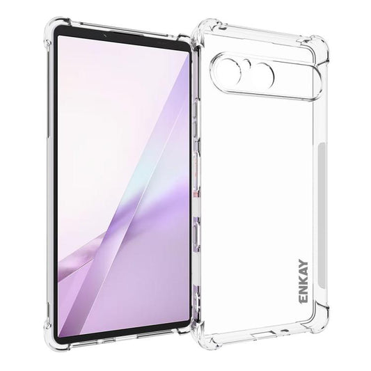 ENKAY Hat-Prince Transparent TPU Shockproof Phone Case, For Sony Xperia 10 VIII, For Sony Xperia 10 VII, For Sony Xperia 1 VII, For Sony Xperia 10 VI, For Sony Xperia 1 VI