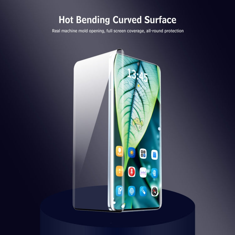ENKAY Easy Install Hot Bending Full Coverage Side Glue Tempered Glass Film, For Realme 12 Pro / 12 Pro+, For Realme GT5 Pro, For Realme 10 Pro+ / 11 Pro / 11 Pro+