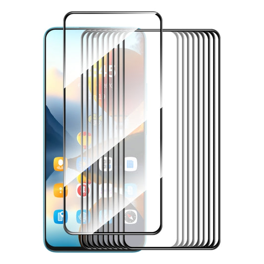 10pcs ENKAY Full Glue High Aluminum-silicon Tempered Glass Film, For Tecno Spark 20 Pro, For Tecno Spark 20C, For Tecno Spark 20, For Tecno Spark Go 2024, For Tecno POP 8, For Tecno Camon 20 Premier, For Tecno POP 7, For Tecno Spark 10C                ...
