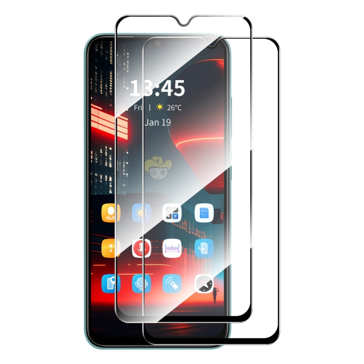 2pcs ENKAY Full Glue High Aluminum-silicon Tempered Glass Film, For Infinix Smart 20, For Infinix Note 60 Pro, For Infinix Note 60, For Infinix Hot 60 Pro, For Infinix GT 30 Pro, For Infinix Hot 40i, For Infinix Hot 30, For Infinix Smart 7 HD          ...