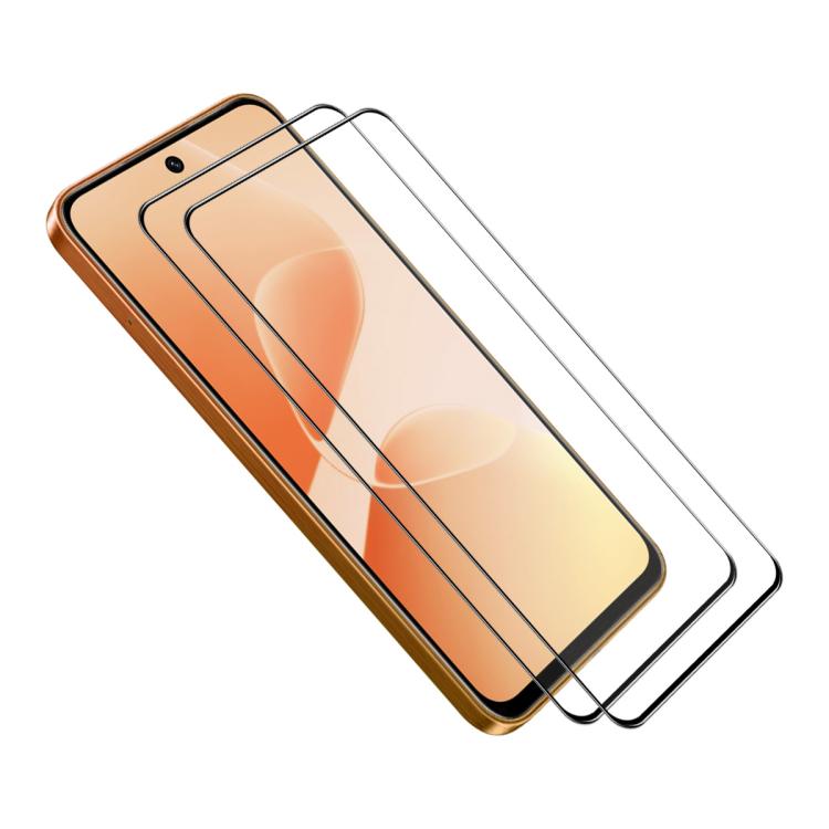 2pcs ENKAY Full Glue High Aluminum-silicon Tempered Glass Film, For Infinix Smart 20, For Infinix Note 60 Pro, For Infinix Note 60, For Infinix Hot 60 Pro, For Infinix GT 30 Pro, For Infinix Hot 40i, For Infinix Hot 30, For Infinix Smart 7 HD          ...