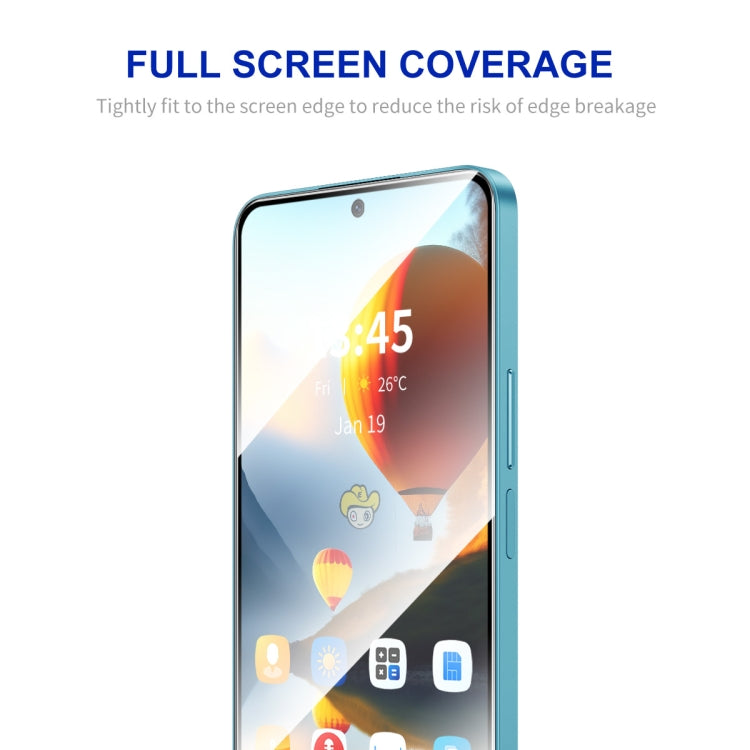 5pcs ENKAY Full Glue High Aluminum-silicon Tempered Glass Film, For Itel P55+, For Itel P55, For Itel Vision 3, For Itel Vision 2s, For Itel Vision 2