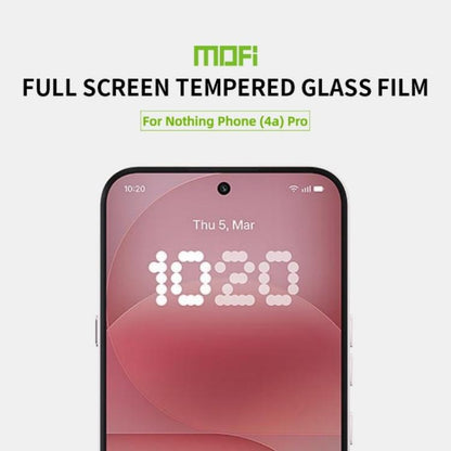 MOFI 9H 2.5D Full Screen Tempered Glass Film, For Nothing Phone 4a Pro, For Nothing Phone 4a, For Nothing Phone 3a Lite, For Nothing Phone 3, For Nothing CMF Phone 2 Pro, For Nothing Phone 2a Plus, For Nothing Phone 2a, For Nothing Phone 3a / 3a Pro