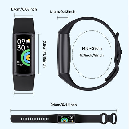 C68L IP67 Waterproof Smart Bracelet Sport Fitness Tracker