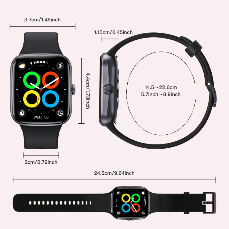 Q32 Bracelet intelligent étanche IP67, appel Bluetooth, traqueur d'activité physique