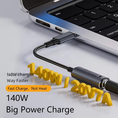 140W Computer Charging Adapter For Lenovo Thinkpad / ThinkBook / Xiaoxin(DC 4.5 x 0.6mm to USB-C / Type-C )
