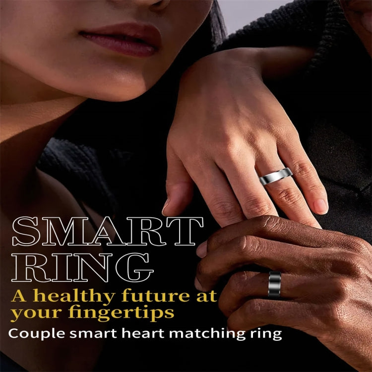 R6 SIZE 8 Smart Ring, Support Heart Rate / Blood Oxygen / Sleep Monitoring