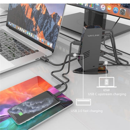 WAVLINK UG69PD5 USB-C HD 60Hz Monitor Adapter Dual 4K Display Docking Station, US Plug, AU Plug, EU Plug, UK Plug