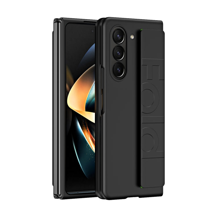 Skin Elastic Wrist Grip Back Cover Phone Case, For Samsung Galaxy Z Fold7 5G, For Samsung Galaxy Z Fold6 5G