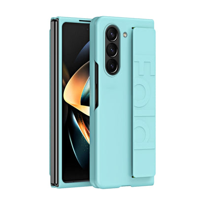 Skin Elastic Wrist Grip Back Cover Phone Case, For Samsung Galaxy Z Fold7 5G, For Samsung Galaxy Z Fold6 5G