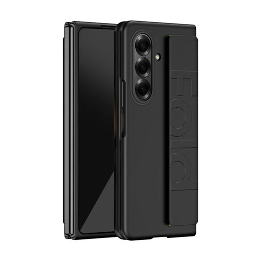 Skin Elastic Wrist Grip Back Cover Phone Case, For Samsung Galaxy Z Fold7 5G, For Samsung Galaxy Z Fold6 5G
