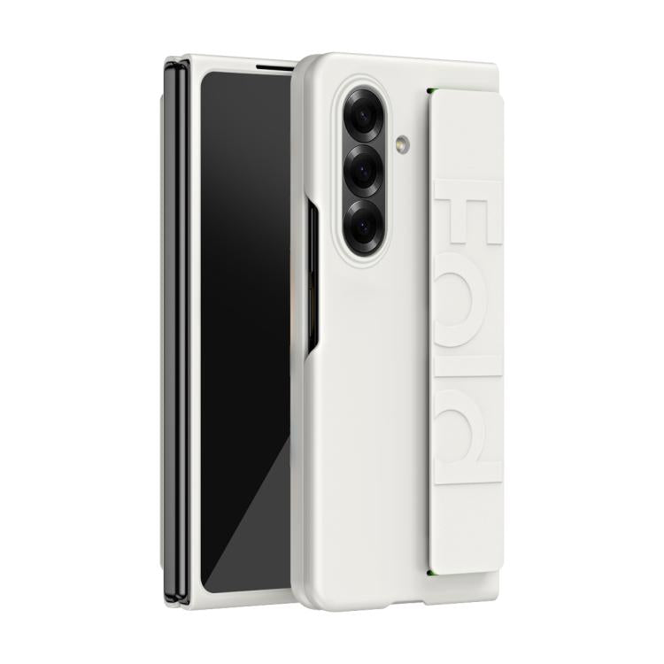 Skin Elastic Wrist Grip Back Cover Phone Case, For Samsung Galaxy Z Fold7 5G, For Samsung Galaxy Z Fold6 5G