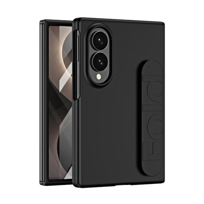 Skin Elastic Wrist Grip Back Cover Phone Case, For Galaxy Z Fold8 5G, For Galaxy Z Fold8 Ultra 5G, For Galaxy Z Fold7 5G, For Galaxy Z Fold6 5G