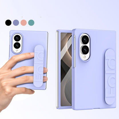 Skin Elastic Wrist Grip Back Cover Phone Case, For Galaxy Z Fold8 5G, For Galaxy Z Fold8 Ultra 5G, For Galaxy Z Fold7 5G, For Galaxy Z Fold6 5G