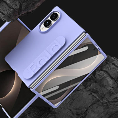 Skin Elastic Wrist Grip Back Cover Phone Case, For Galaxy Z Fold8 5G, For Galaxy Z Fold8 Ultra 5G, For Galaxy Z Fold7 5G, For Galaxy Z Fold6 5G
