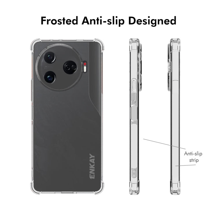 ENKAY Hat-Prince Transparent TPU Shockproof Phone Case, For Tecno Camon 30 Pro 5G