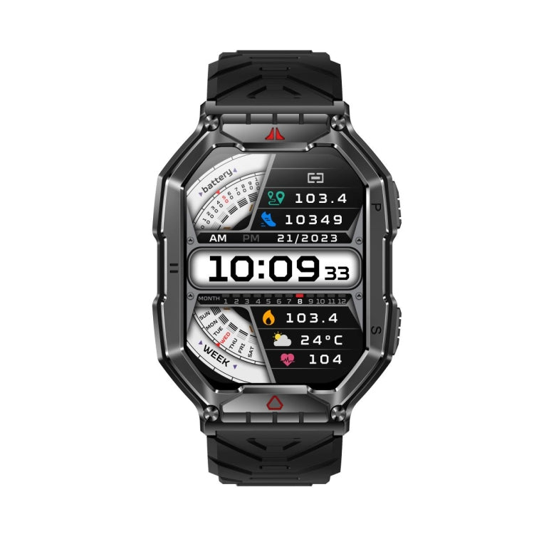 KR82 2,1 Zoll Farbdisplay Smartwatch, unterstützt Bluetooth-Anrufe / Gesundheitsüberwachung