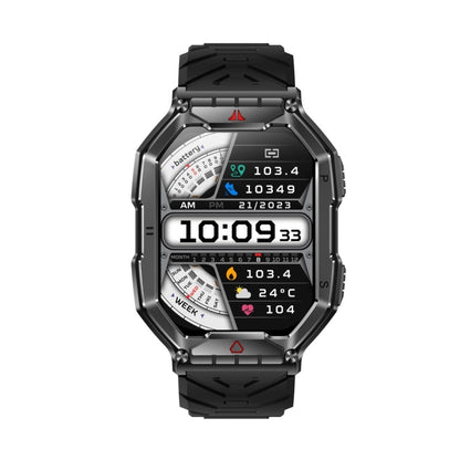 KR82 2,1 Zoll Farbdisplay Smartwatch, unterstützt Bluetooth-Anrufe / Gesundheitsüberwachung
