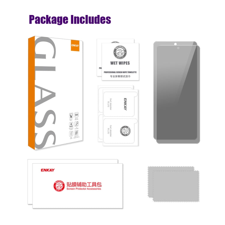 2pcs ENKAY Hat-Prince 28 Degree Anti-peeping Privacy Tempered Glass Film, For Tecno Pova 6 Pro, For Tecno Spark 20 Pro, For Tecno Spark 20, For Tecno Spark Go 2024, For Tecno POP 8, For Tecno Camon 20 Premier, For Tecno POP 7, For Tecno Spark 10C      ...