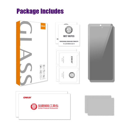 2pcs ENKAY Hat-Prince 28 Degree Anti-peeping Privacy Tempered Glass Film, For Tecno Pova 6 Pro, For Tecno Spark 20 Pro, For Tecno Spark 20, For Tecno Spark Go 2024, For Tecno POP 8, For Tecno Camon 20 Premier, For Tecno POP 7, For Tecno Spark 10C      ...