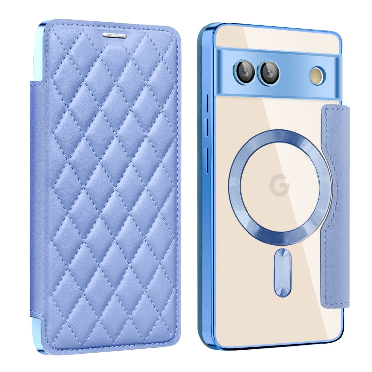 Shield Magsafe RFID Anti-theft Rhombus Leather Phone Case, For Google Pixel 11 Pro XL, For Google Pixel 11, For Google Pixel 11 Pro, For Google Pixel 10a, For Google Pixel 10 Pro XL, For Google Pixel 9 Pro XL, For Google Pixel 9 Pro, For Google Pixel 9...