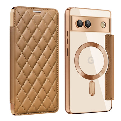 Shield Magsafe RFID Anti-theft Rhombus Leather Phone Case, For Google Pixel 11 Pro XL, For Google Pixel 11, For Google Pixel 11 Pro, For Google Pixel 10a, For Google Pixel 10 Pro XL, For Google Pixel 9 Pro XL, For Google Pixel 9 Pro, For Google Pixel 9...