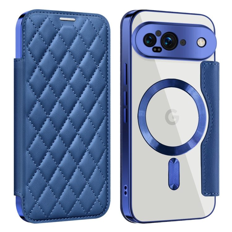 Shield Magsafe RFID Anti-theft Rhombus Leather Phone Case, For Google Pixel 11 Pro XL, For Google Pixel 11, For Google Pixel 11 Pro, For Google Pixel 10a, For Google Pixel 10 Pro XL, For Google Pixel 9 Pro XL, For Google Pixel 9 Pro, For Google Pixel 9...