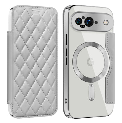 Shield Magsafe RFID Anti-theft Rhombus Leather Phone Case, For Google Pixel 11 Pro XL, For Google Pixel 11, For Google Pixel 11 Pro, For Google Pixel 10a, For Google Pixel 10 Pro XL, For Google Pixel 9 Pro XL, For Google Pixel 9 Pro, For Google Pixel 9...